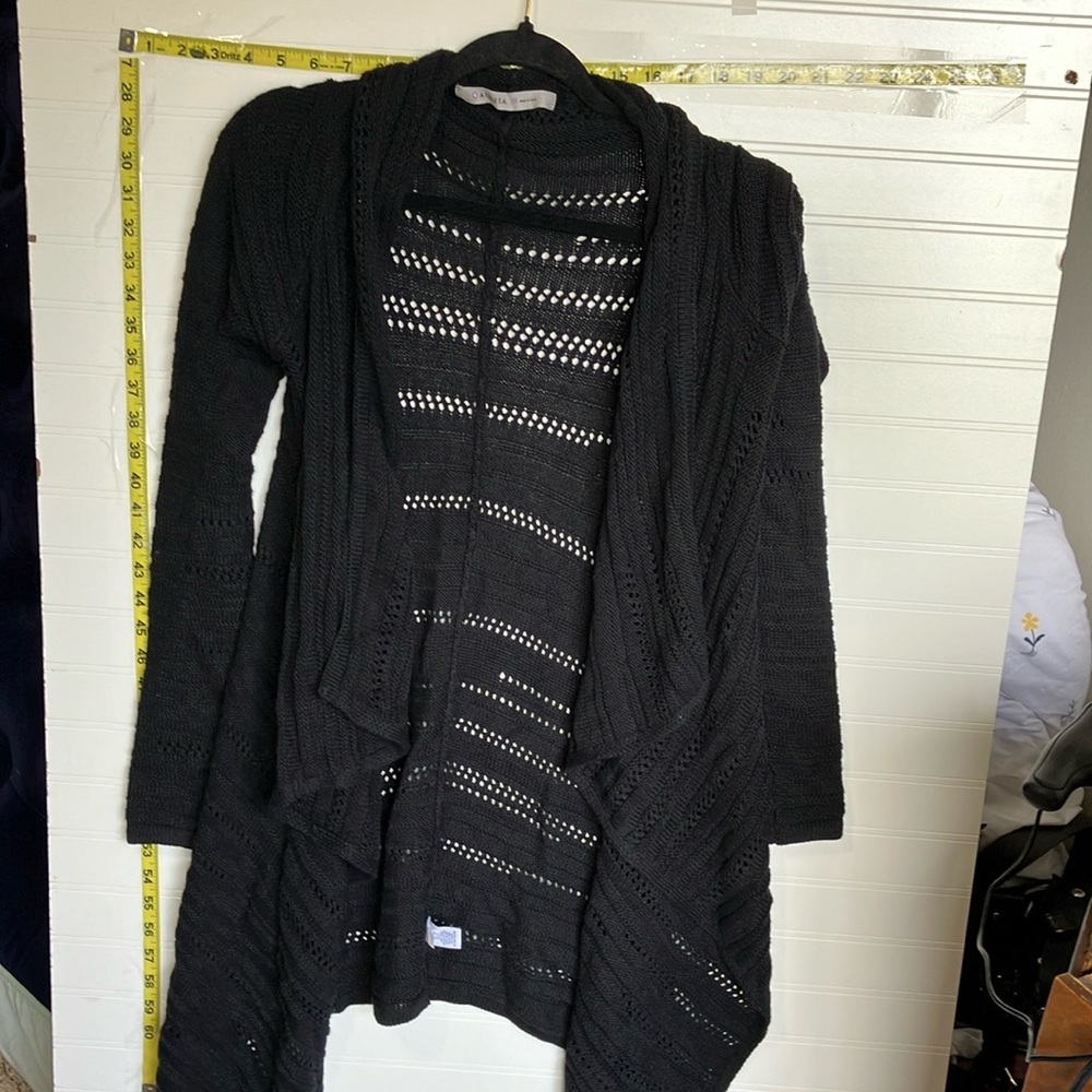XXS Black Athleta Oversized Cardigan long